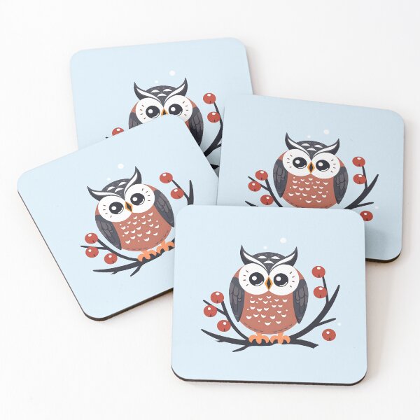 Item preview, The Charming Owl - Berry Perch designed and sold by unimuse.