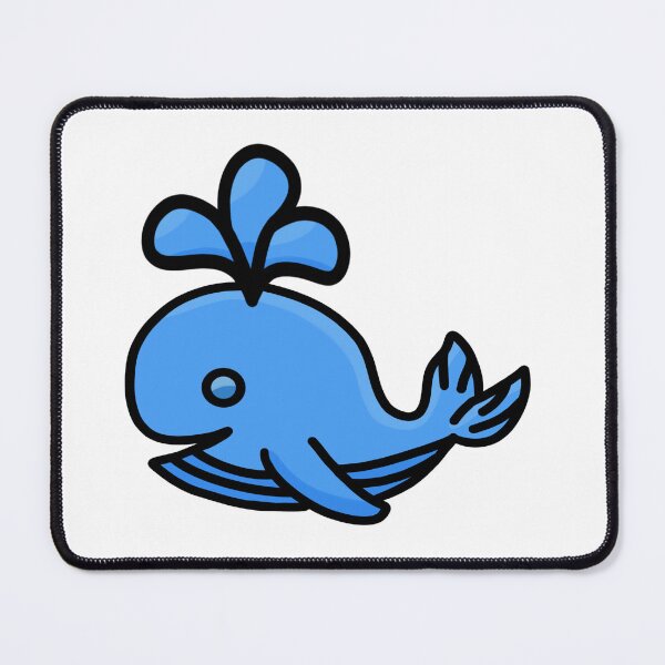 Item preview, Cute Blue Whale Art Design designed and sold by SimpleP.