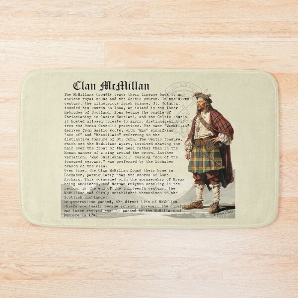 Item preview, McMillan Scottish Clan History  designed and sold by BagTown Clans.