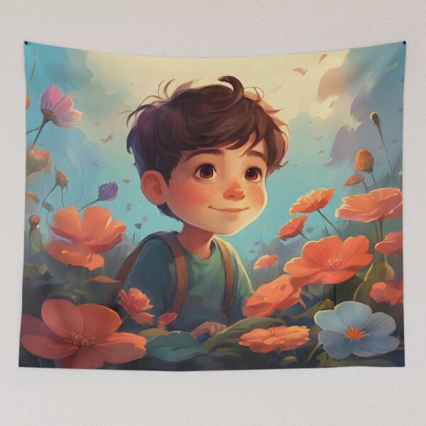 Item preview, The Young Guardian of the Flowers designed and sold by Lareira.