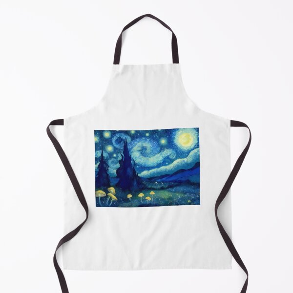 Item preview, Blue Starry Night - Magic Mushroom Forest #33 designed and sold by Scarlet Swan.