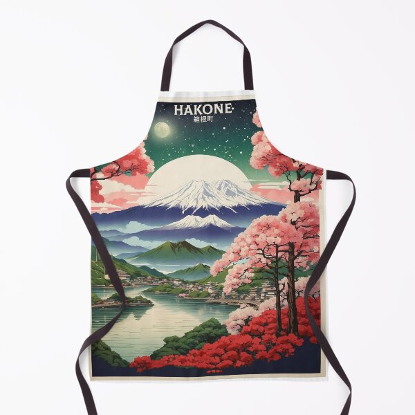 Item preview, Hakone Japan Starry Night Vintage Poster Tourism designed and sold by TravelersGems.