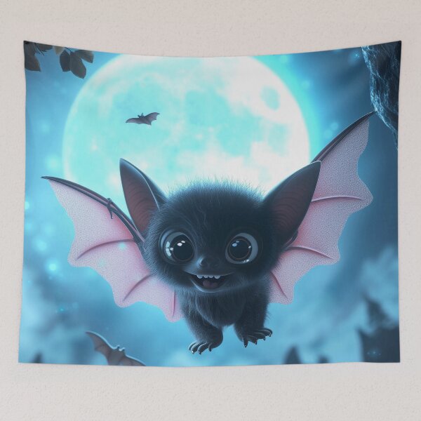 Item preview, A pretty little bat in the moonlight designed and sold by Fantasyplus.