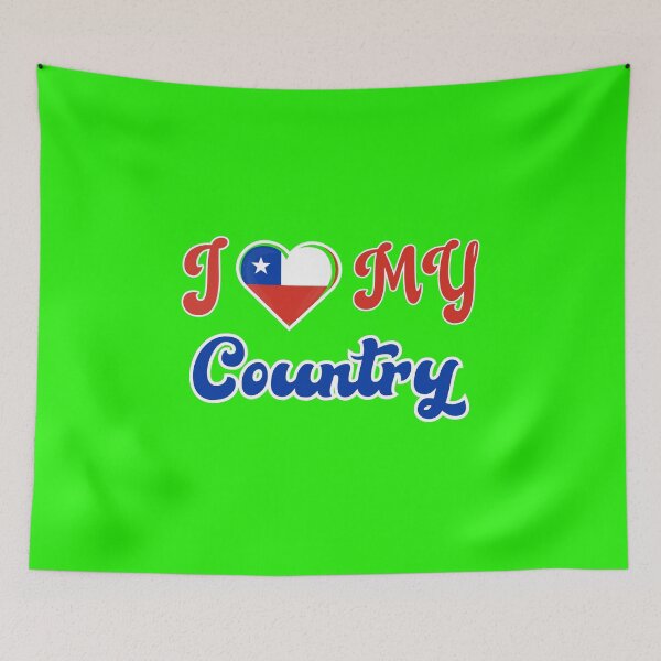 Item preview, I Love my Country Chile - Chilean Pride  designed and sold by SaLaH-B-EdDiNe.