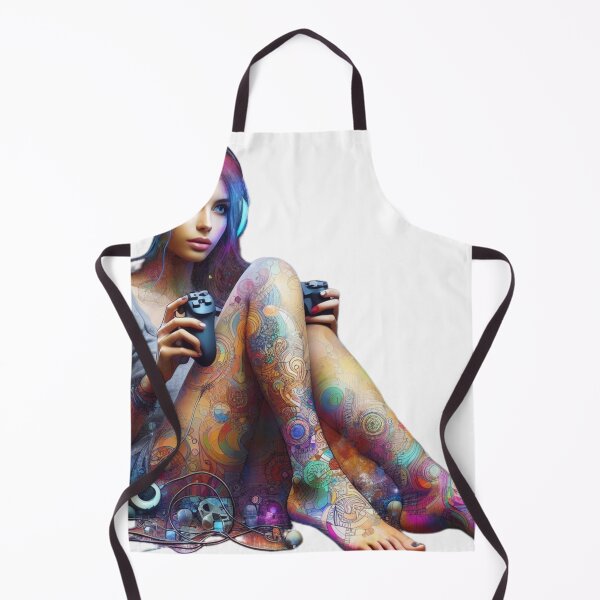 Item preview, Bare foot gaming girl designed and sold by Kasta1989.