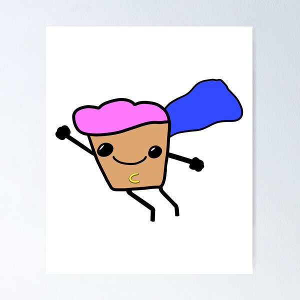 Item preview, Captain Cupcake Superhero Shirt designed and sold by Basti09.