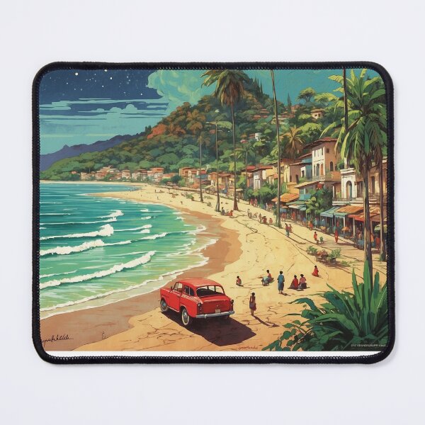 Item preview, Tapachula Chiapas Night Sky and Moon Mexico Vintage Poster designed and sold by TravelersGems.