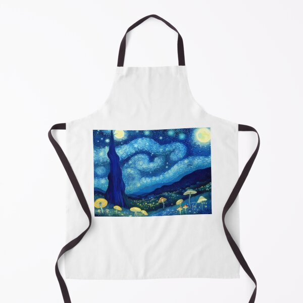 Item preview, Blue Starry Night - Magic Mushroom Forest #34 designed and sold by Scarlet Swan.