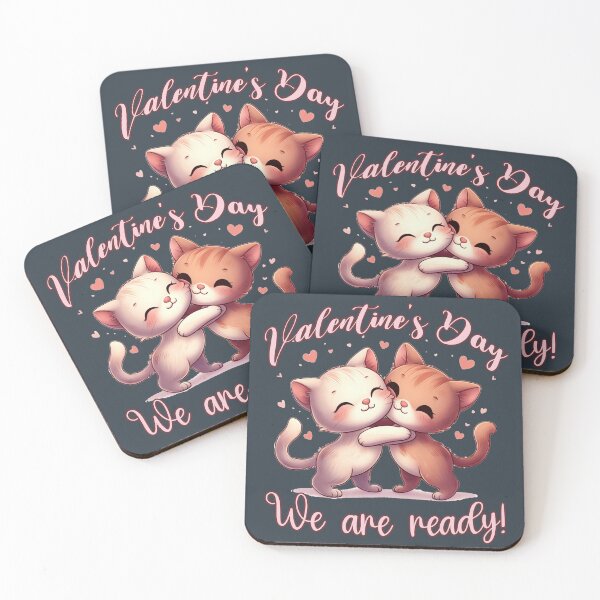 Item preview, Valentines Day, We are ready: Playful Love in Black, White, and Red designed and sold by SplashTastic.