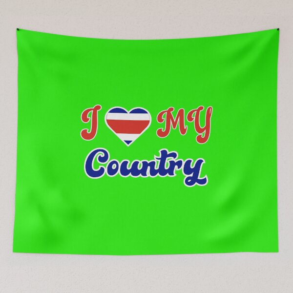 Item preview, I Love my Country Costa Rica - Costa Rican Pride  designed and sold by SaLaH-B-EdDiNe.
