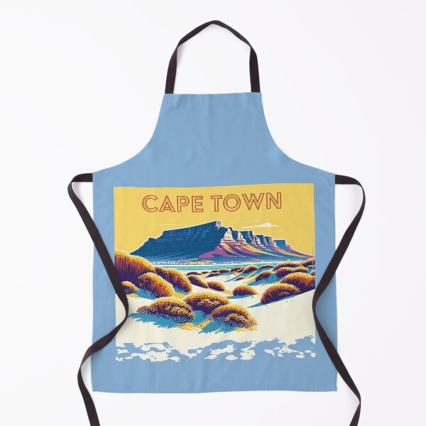 Item preview, Vintage Cape Town Travel Poster Sticker | Howzit South Africa | Explore Table Mountain designed and sold by d247.