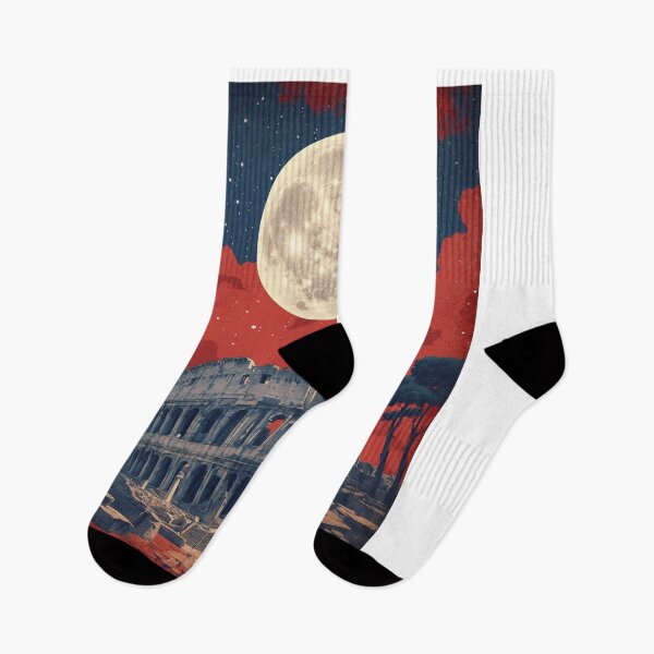 Item preview, Rome Italy Starry Night Colosseum Vintage Poster Tourism  designed and sold by TravelersGems.