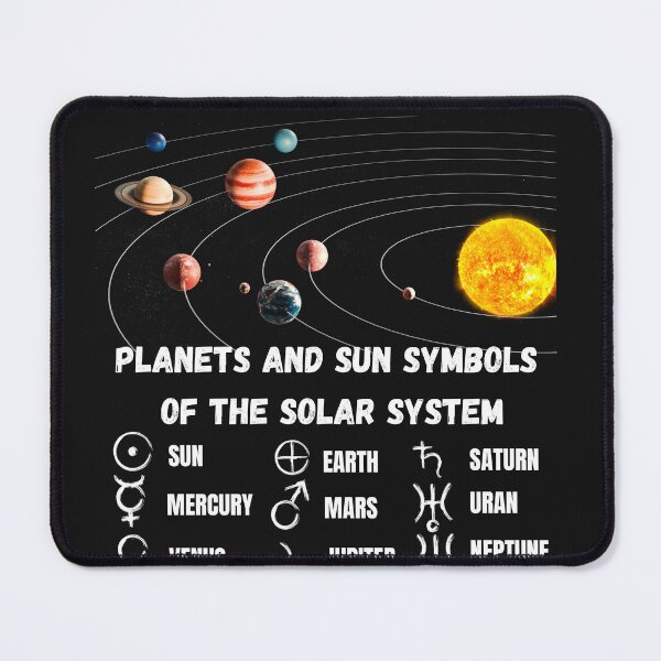 Item preview, Planets And Sun Symbols Of The Solar System designed and sold by Lemilemi.