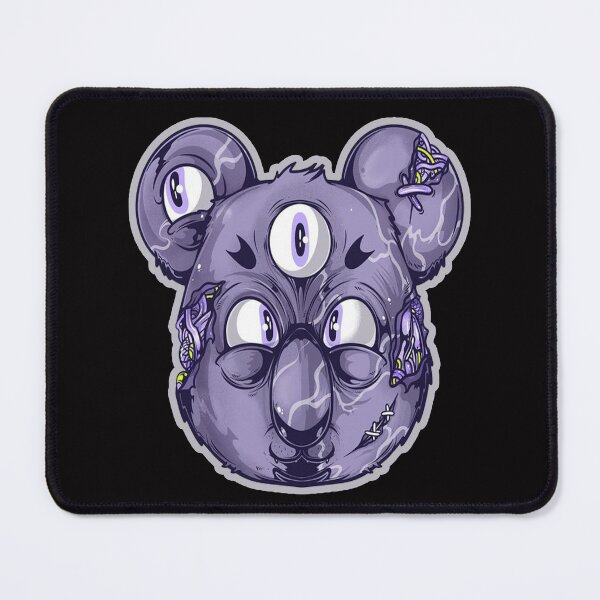 Item preview, psychedelic mouse designed and sold by Ratatatts.