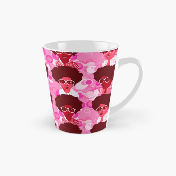 Item preview, Reds and Pinks Contemporary Retro Groovy women fabric designs designed and sold by Andimoot.