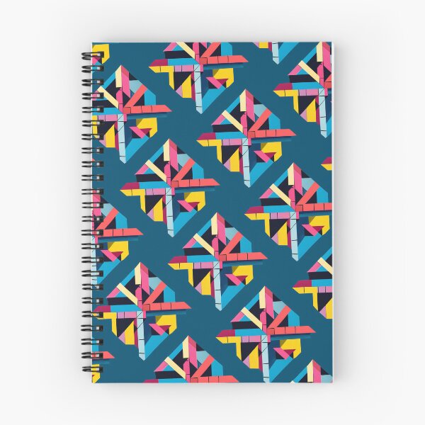 Item preview, Blue Gelato Pastels Square Mandala Constructivism Cubism Pattern  designed and sold by Lelijo.