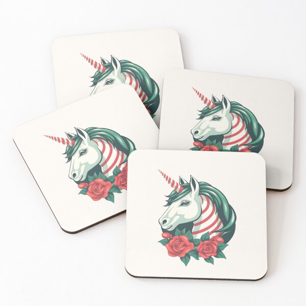 Item preview, Candy Cane Unicorn: A Whimsical Twist on Magic designed and sold by unimuse.