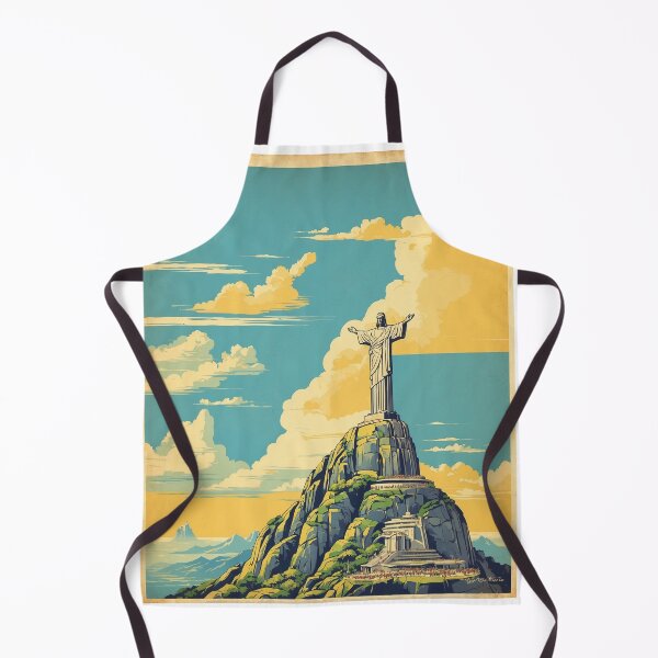 Item preview, Cristo Redentor Brazil Vintage Poster Tourism  designed and sold by TravelersGems.