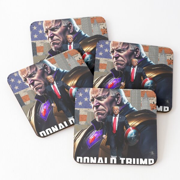 Item preview, Captain Donald Trump VS Thanos Biden #8 Make America Great Again designed and sold by CaptainTrump.