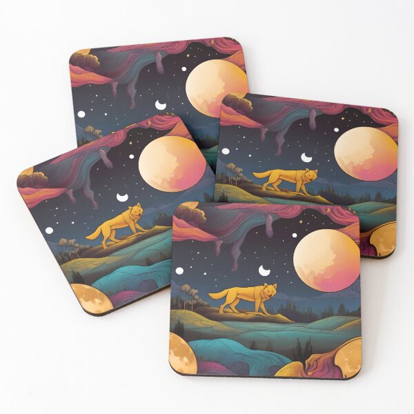 Item preview, abstract color scene-dog designed and sold by BandM Jos-Wilias.