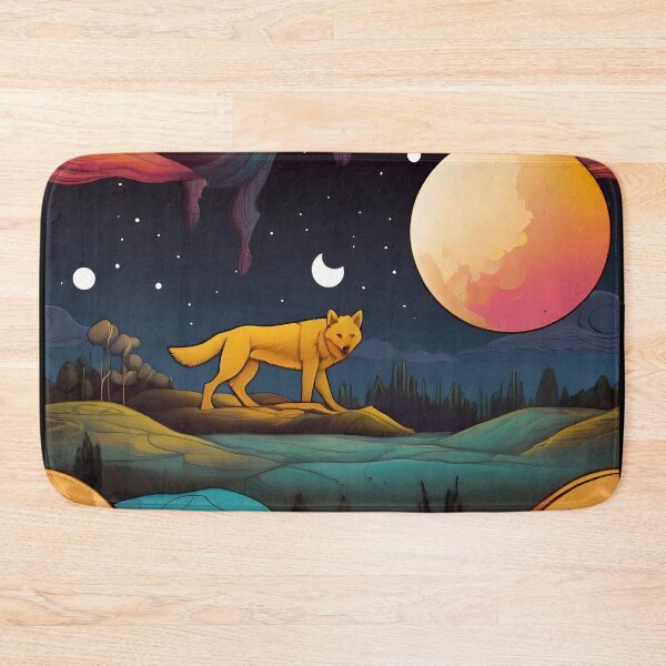 Item preview, abstract color scene-dog designed and sold by aledfychan.