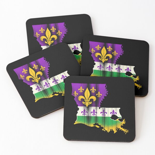 Item preview, Mardi Gras Spirit: Vibrant Louisiana State Pride Tee designed and sold by MAPDDesigns.