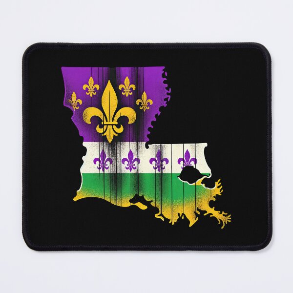 Item preview, Mardi Gras Spirit: Vibrant Louisiana State Pride Tee designed and sold by MAPDDesigns.