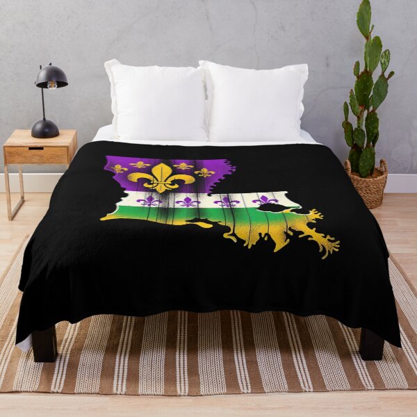 Item preview, Mardi Gras Spirit: Vibrant Louisiana State Pride Tee designed and sold by MAPDDesigns.