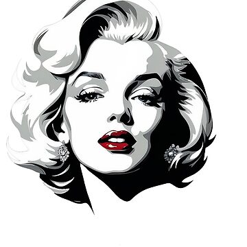 Artwork thumbnail, Marilyn Monroe Silhouette by DnGDesigns