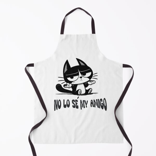 Item preview, No lo sé my amigo Unimpressed Spanglish Cat designed and sold by ZMaria.