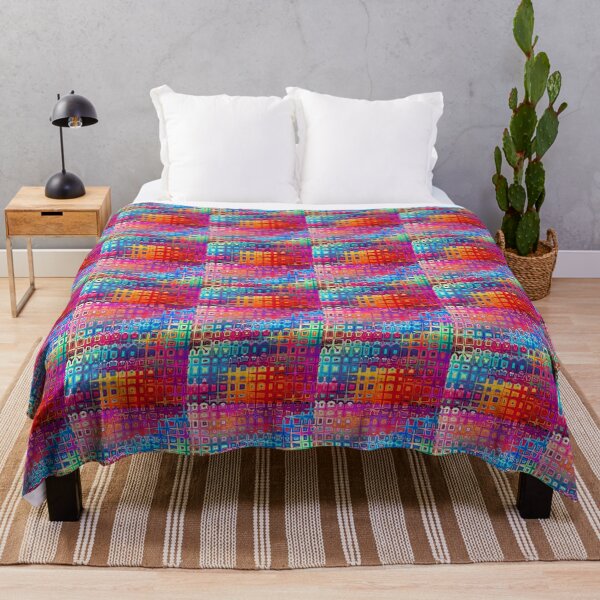 Item preview, Rowdy Rainbow Grid designed and sold by RhondaLily.