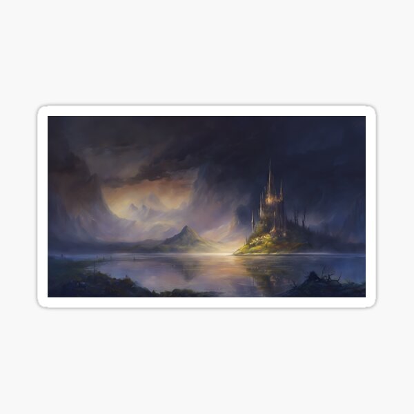 Bay of Eldamar towards Valinor Sticker