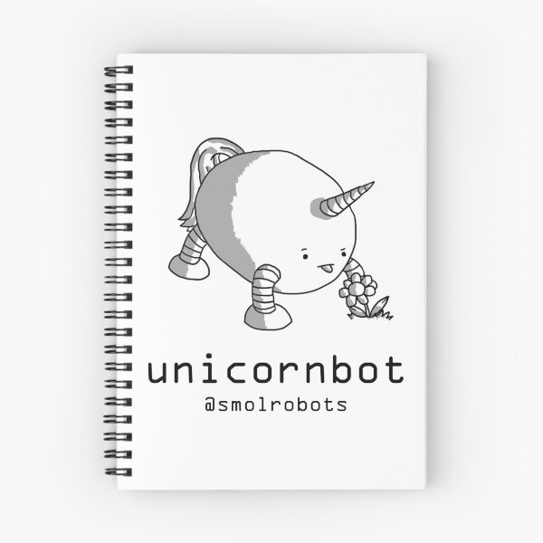 Item preview, Unicornbot (mono) designed and sold by smolrobots.
