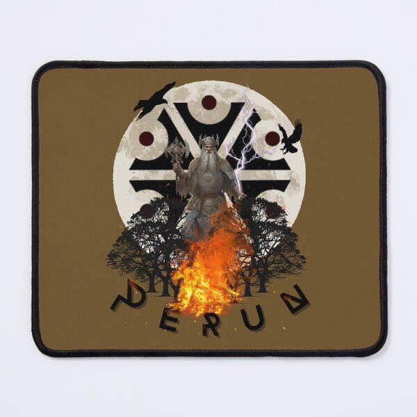 Item preview, Perun God: Storm Axe, Fire and Sacred Oaks designed and sold by InnerGrow.