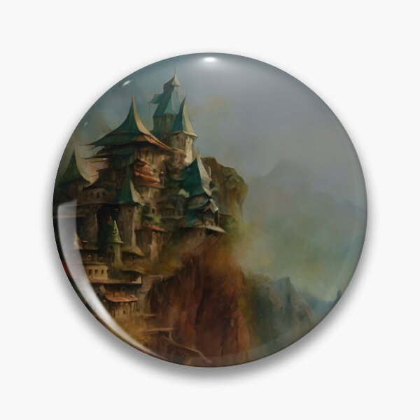 Item preview, Rivendell against the Misty Mountains designed and sold by GrimTrigger.