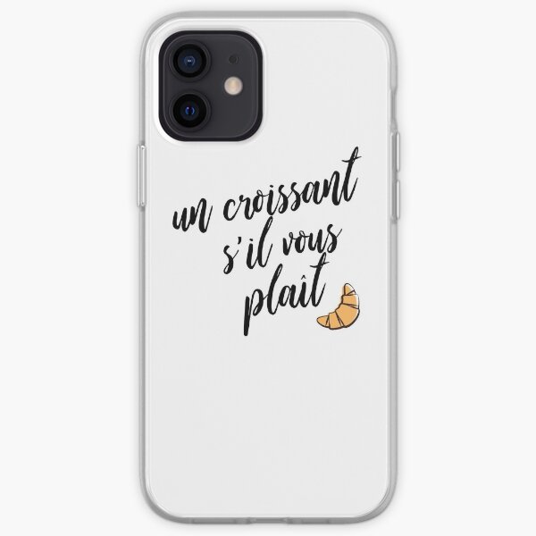 Un Croissant S'il Vous Plaît iPhone Soft Case