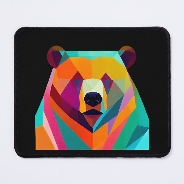 Item preview, geometric bear designed and sold by Shadyfruit.