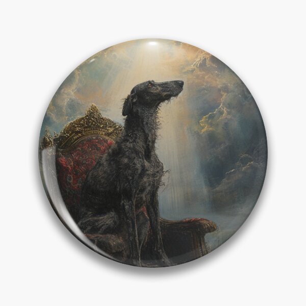 Item preview, Scottish deerhound at the gates of paradise designed and sold by aghnadarragh.