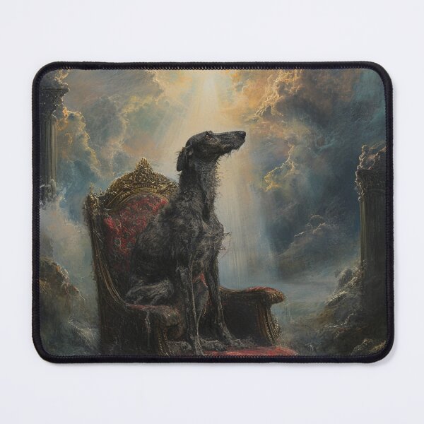 Item preview, Scottish deerhound at the gates of paradise designed and sold by aghnadarragh.