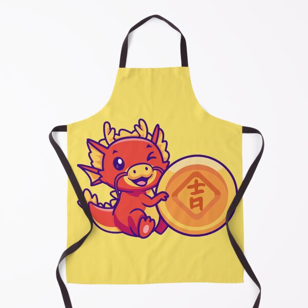 Item preview, "Dragon's Fortune: Cute Cartoon Icon for Financial Prosperity" designed and sold by hjian8219.
