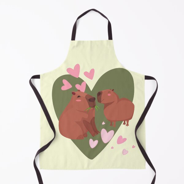 Item preview, Capybaras and hearts designed and sold by Haybow-Podge.
