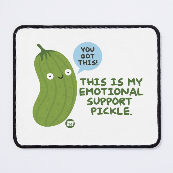 Item preview, EMOTIONlONAL SUPPORT PICKLE designed and sold by TODD GOLDMAN.