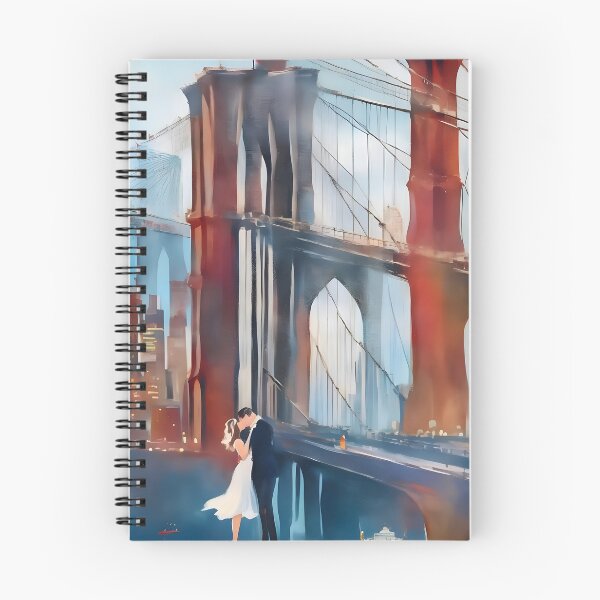 Item preview, The Kiss on the Brooklyn Bridge designed and sold by Klickkunstwerke.