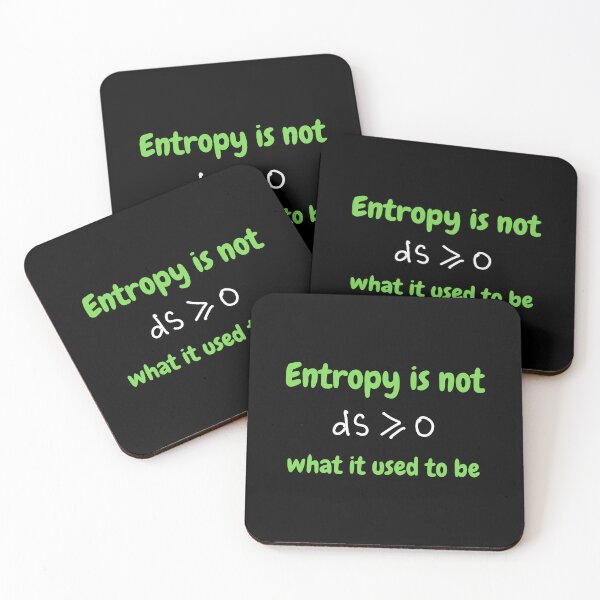Item preview, Entropy is not what it used to be, funny physics and thermodynamics designed and sold by NoetherSym.