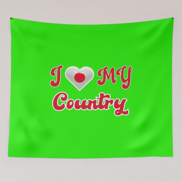 Item preview, I Love my Country Japan - Japanese Pride  designed and sold by SaLaH-B-EdDiNe.