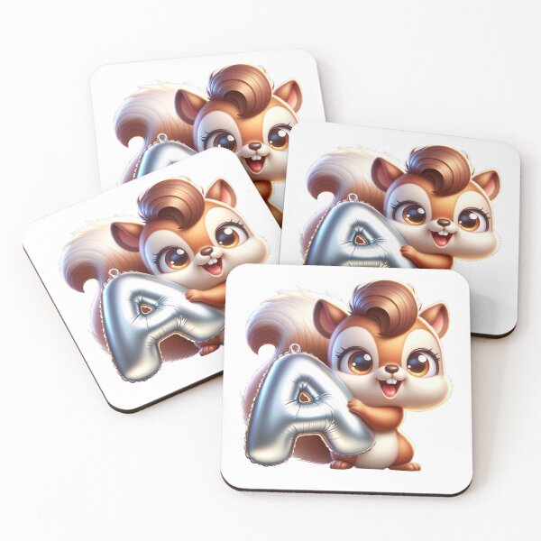 Item preview, A squirrel with a silver balloon. designed and sold by Lam168.