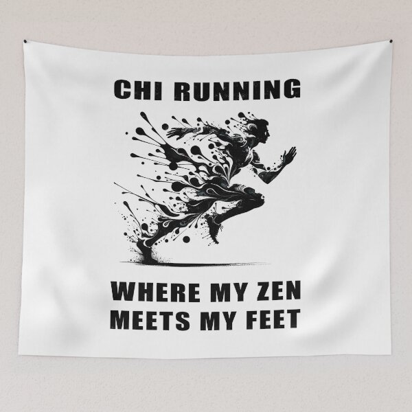 Item preview, Chi Running - Where My Zen Meets My Feet - A Runners Design designed and sold by Mindful-Designs.