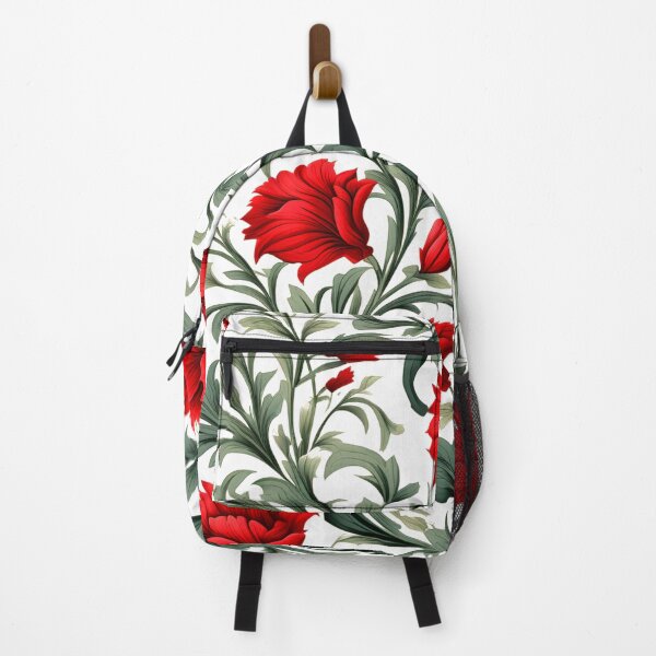 Item preview, Red And White Colors Floral And Foliage Seamless Patterns  designed and sold by Uday24.