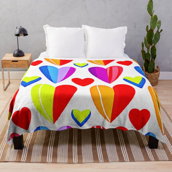 Item preview, Bliss de corazones de colores: patrón elegante designed and sold by Health And Fitness Posts e-Store.