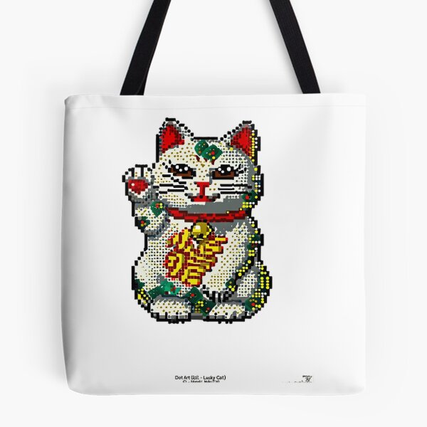Artikelvorschau, Glück in Punkten: Maneki Neko Dot Art entworfen und verkauft von geodedebit.